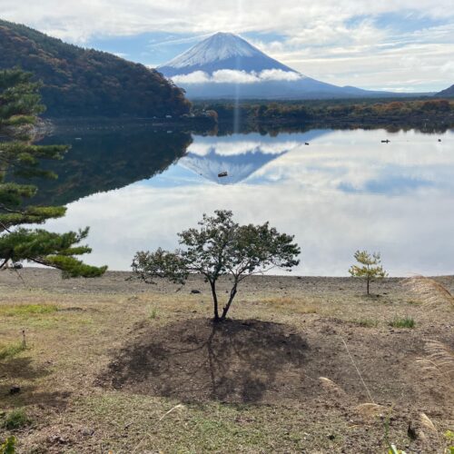 逆さ富士山もご覧いただけます